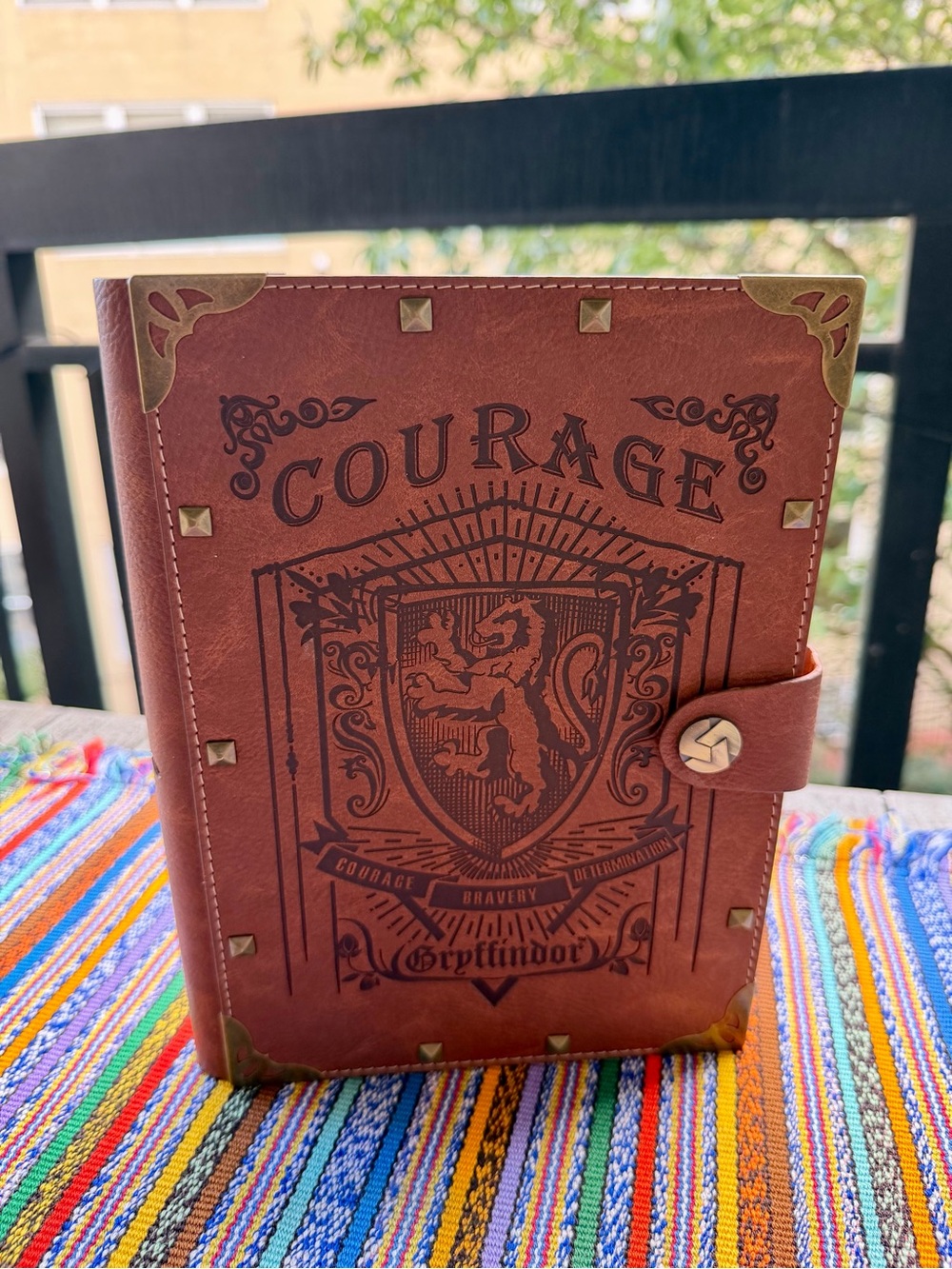 Harry Potter Gryffindor Embossed Leather Journal